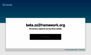 Beta.zo2framework.org thumbnail