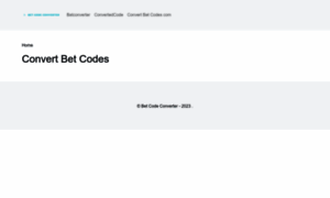 Betcodeconverter.com thumbnail