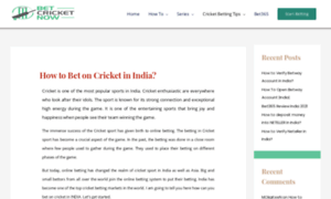 Betcricketnow.com thumbnail