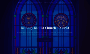 Bethanybaptistchurchofchrist.org thumbnail