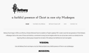 Bethanychurchmuskegon.org thumbnail