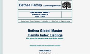 Betheafamily.org thumbnail