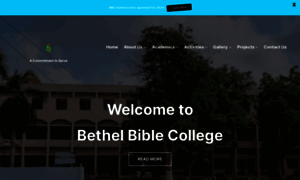 Bethelbiblecollege.edu.in thumbnail