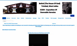 Bethelthehouseofgod.com thumbnail