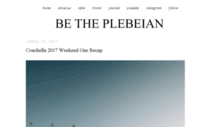 Betheplebeian.com thumbnail