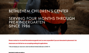 Bethlehemchildrenscenter.org thumbnail