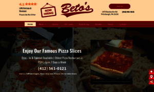 Betosoriginalpizza.com thumbnail