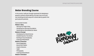 Better-branding-course.teachery.co thumbnail