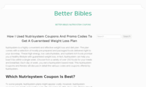 Betterbibles.com thumbnail