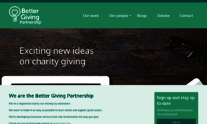 Bettergivingpartnership.org thumbnail