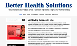 Betterhealthsolutions.org thumbnail