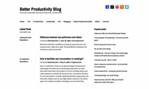 Betterproductivityblog.com thumbnail