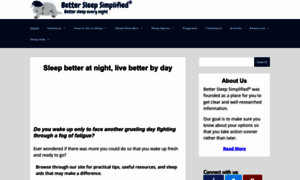 Bettersleepsimplified.com thumbnail