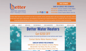 Betterwaterheaters.com thumbnail