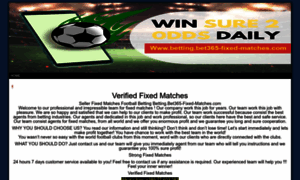 Betting.bet365-fixed-matches.com thumbnail