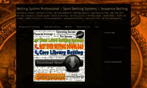 Bettingsystemprofessional.blogspot.al thumbnail