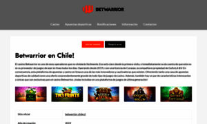 Betwarrior-chile.cl thumbnail