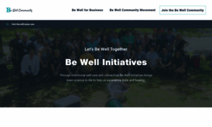 Bewellcommunity.org thumbnail