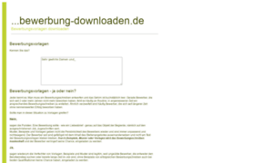 Bewerbung-downloaden.de thumbnail