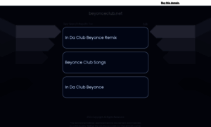 Beyonceclub.net thumbnail