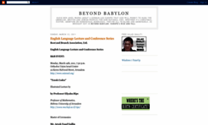 Beyondbabylon.blogspot.com thumbnail