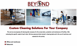 Beyondcleaningservices.com thumbnail