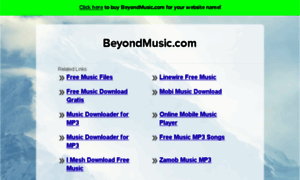 Beyondmusic.com thumbnail