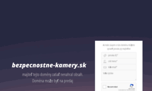 Bezpecnostne-kamery.sk thumbnail