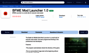 Bfme-mod-launcher.software.informer.com thumbnail