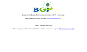 Bgi.cnes.fr thumbnail