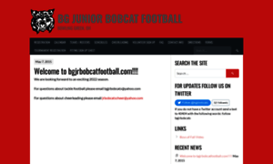 Bgjrbobcatfootball.com thumbnail