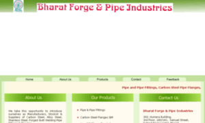 Bharatforgeandpipeindustries.com thumbnail