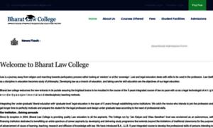 Bharatlawcollege.com thumbnail