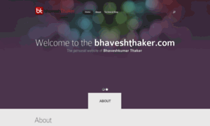 Bhaveshthaker.com thumbnail