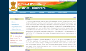 Bhilwara.nic.in thumbnail