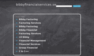 Bibbyfinancialservices.se thumbnail