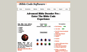 Bible-code-software.com thumbnail