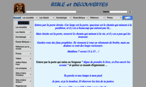 Bibleetdecouvertes.free.fr thumbnail