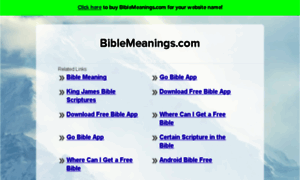 Biblemeanings.com thumbnail