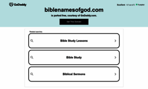 Biblenamesofgod.com thumbnail