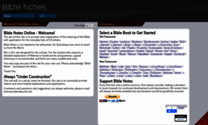 Biblenotes.org.uk thumbnail