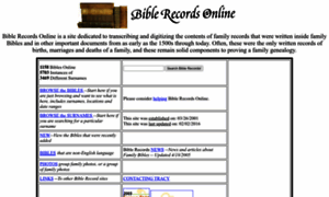 Biblerecords.com thumbnail