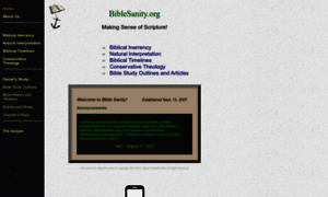 Biblesanity.org thumbnail