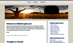 Biblethoughts.com thumbnail