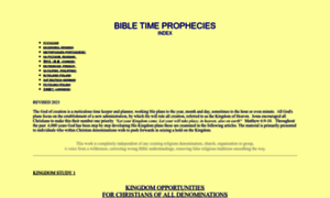 Bibletimeprophecies.info thumbnail