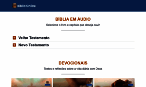 Bibliaemaudio.com.br thumbnail