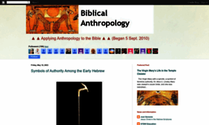 Biblicalanthropology.blogspot.com thumbnail