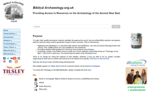 Biblicalarchaeology.org.uk thumbnail