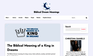 Biblicaldreammeanings.com thumbnail