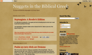 Biblicalgreeknuggets.blogspot.com thumbnail
